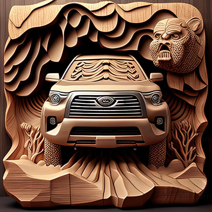 3D model Toyota Sequoia (STL)